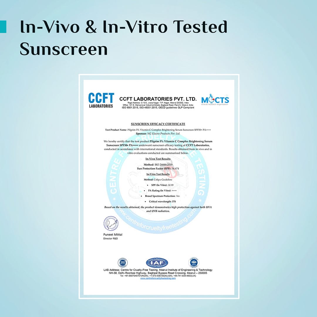 5% Vitamin C Complex Brightening Serum Sunscreen SPF 50+ PA++++