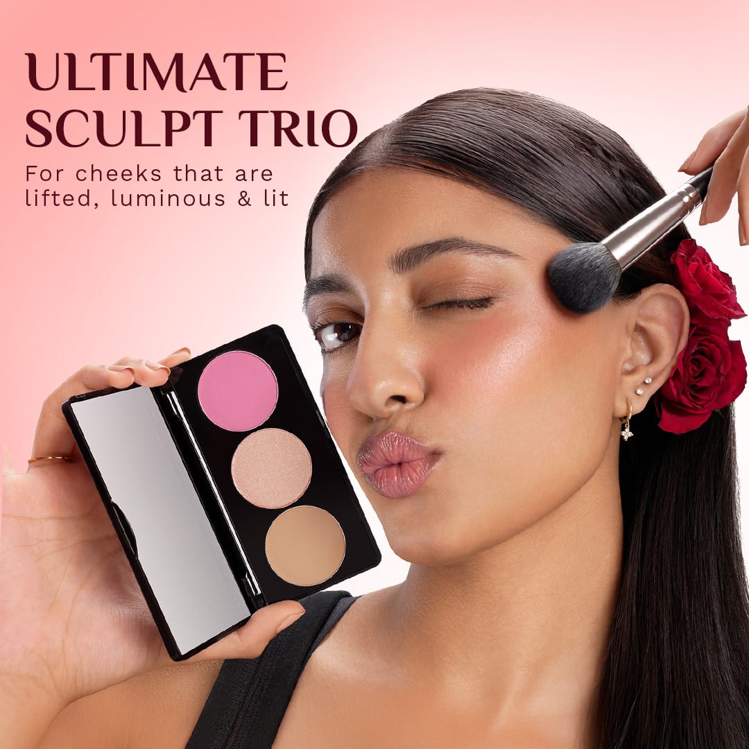 Rosé Touch 3-in-1 Face Palette