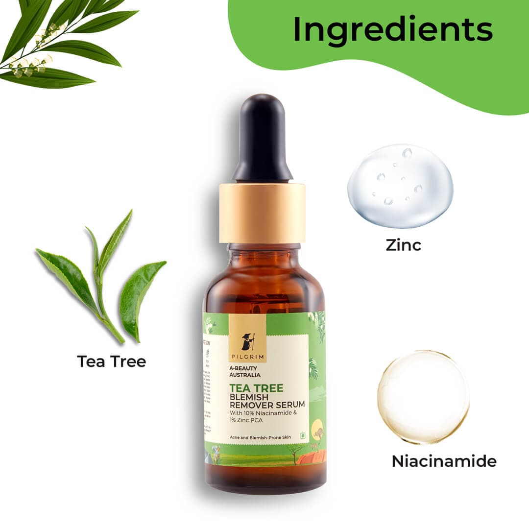 10% Niacinamide Serum with Tea Tree - Pilgrim India