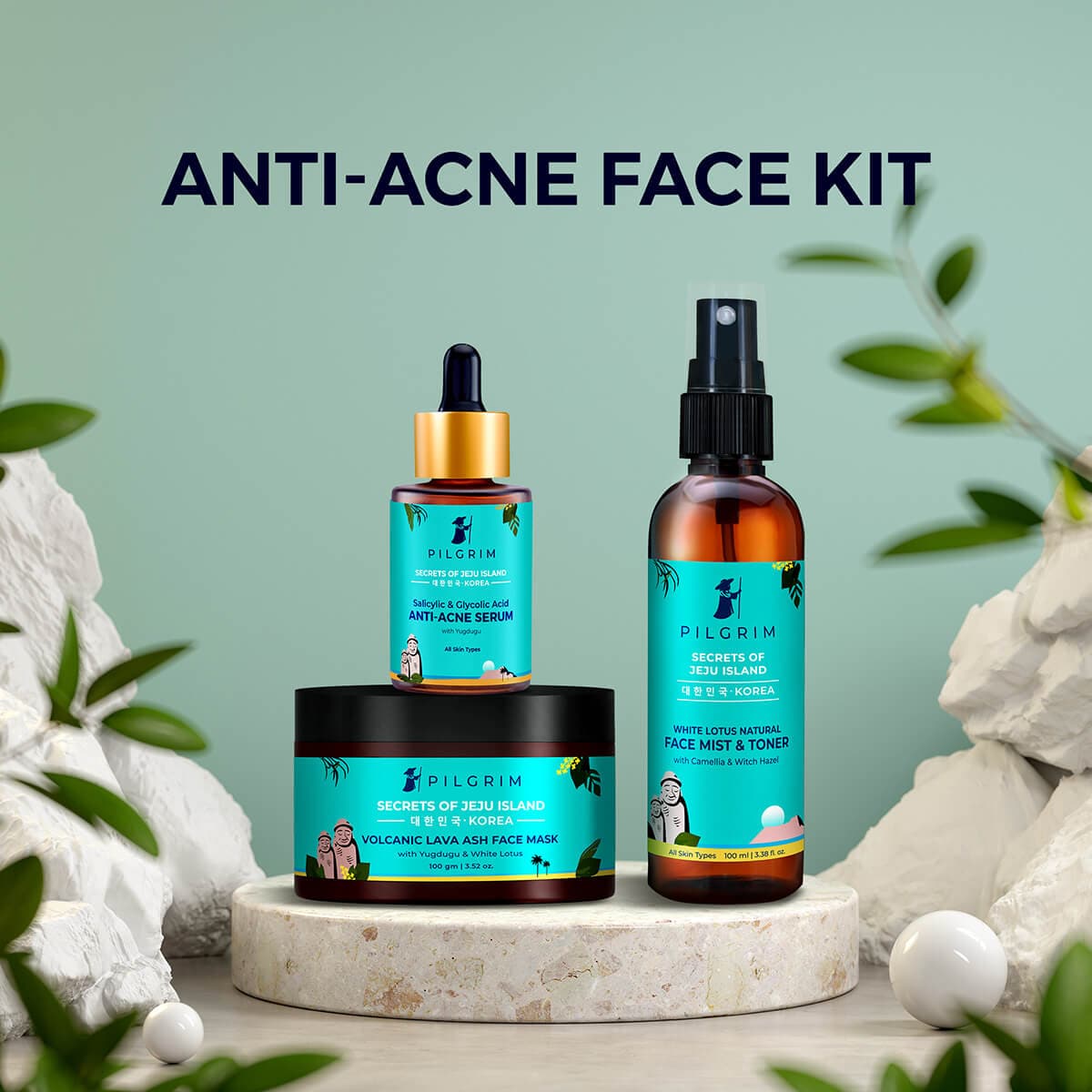 Anti-Acne Face Kit - Pilgrim India