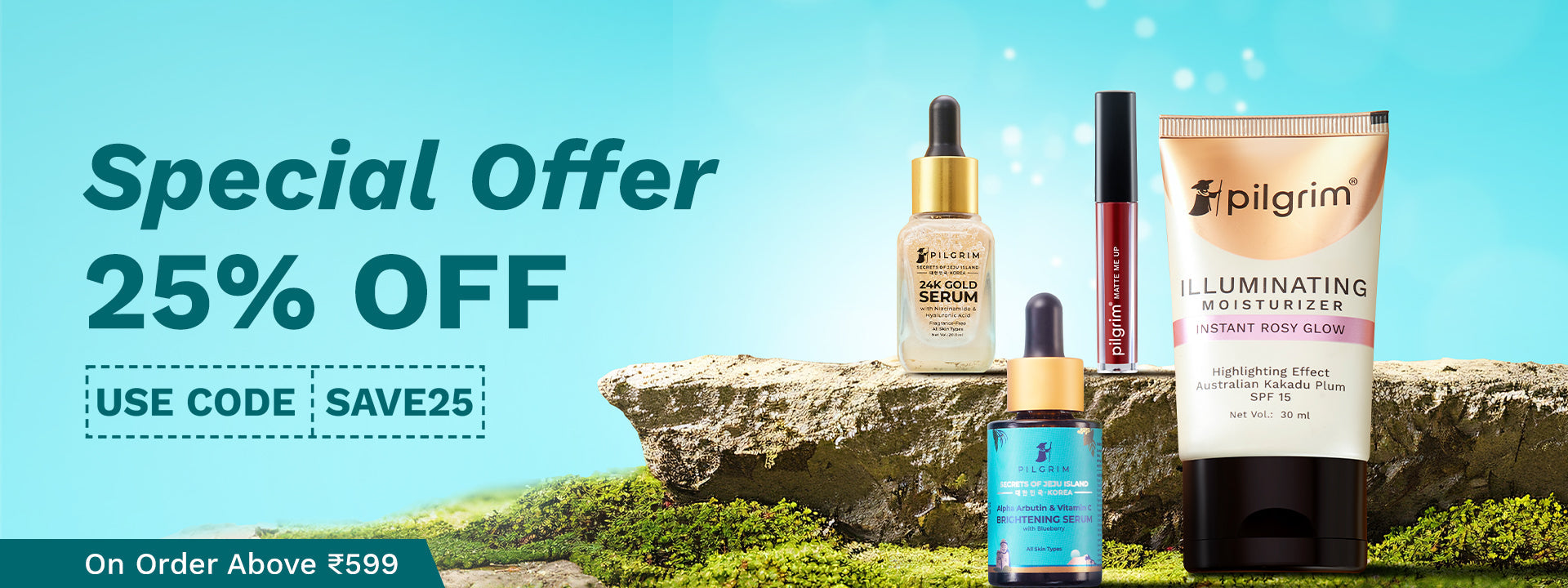 FLAT 25% OFF On Orders of ₹599+ (FEB 25)