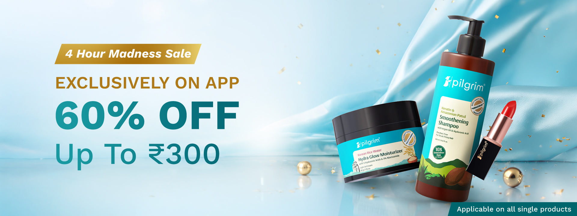 60% OFF up to ₹300
