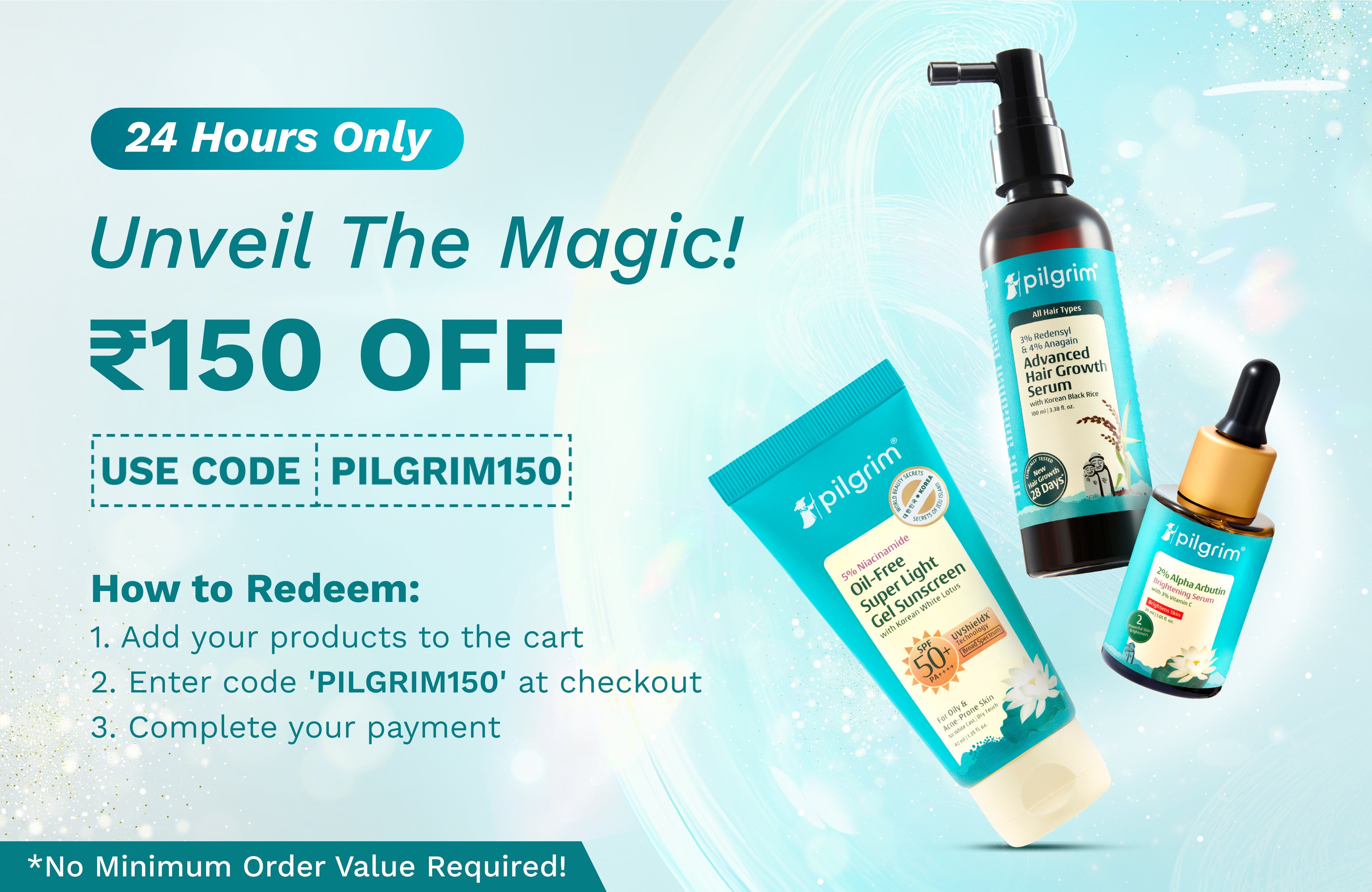 Flat ₹150 off JUN25
