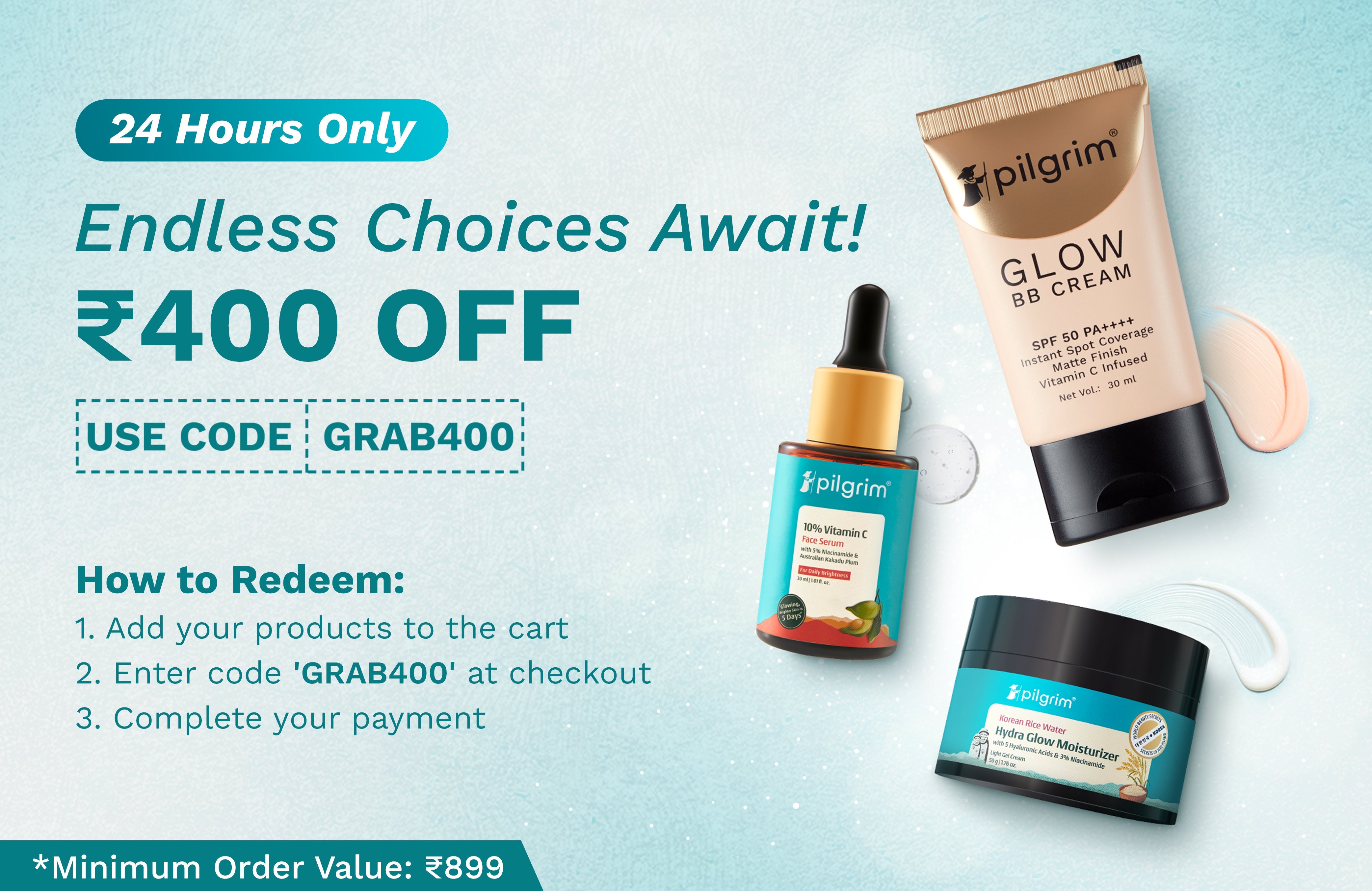 Flat ₹400 OFF on ₹899 JUN 25