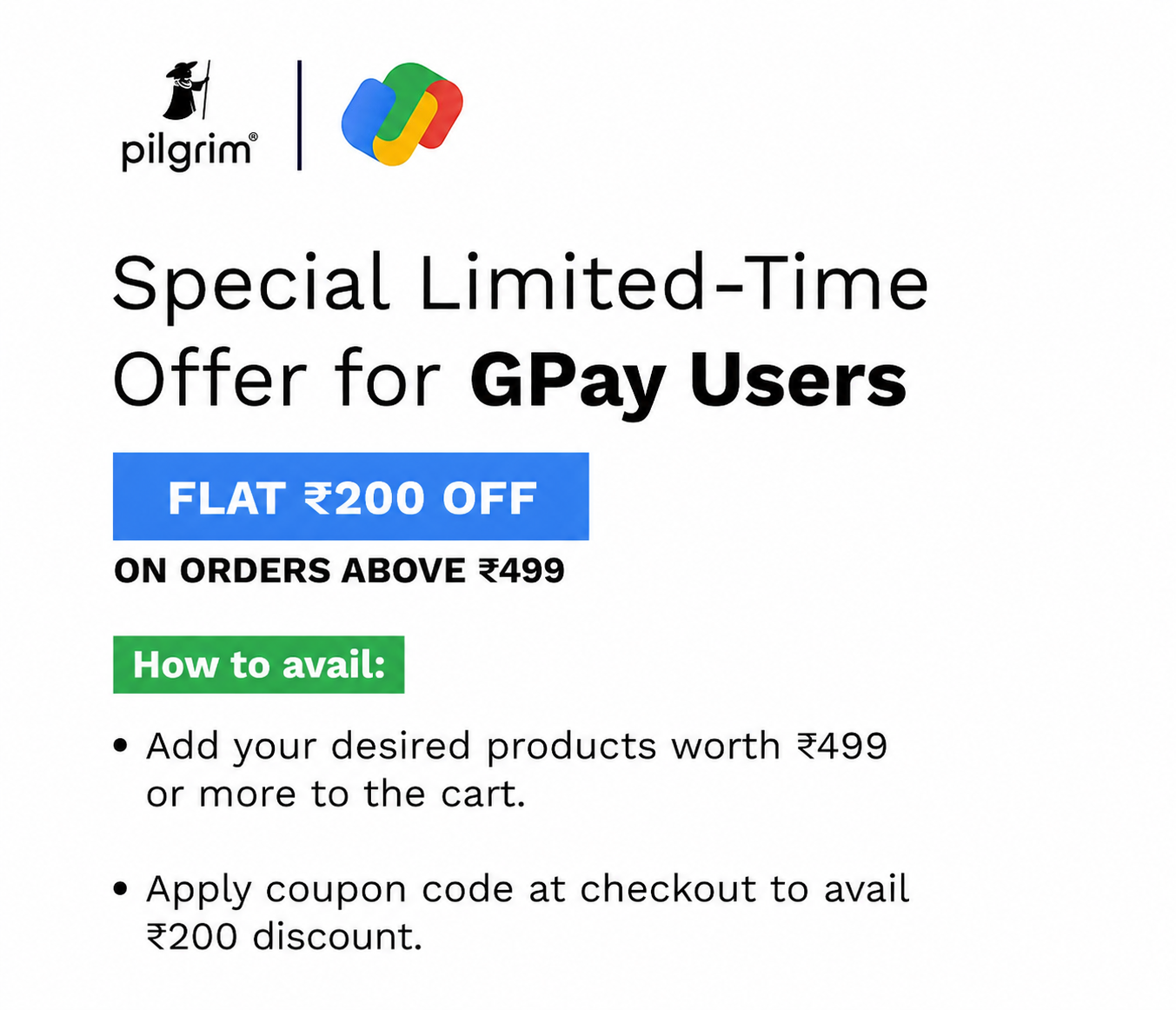 Gpay Flat ₹200 OFF on ₹499