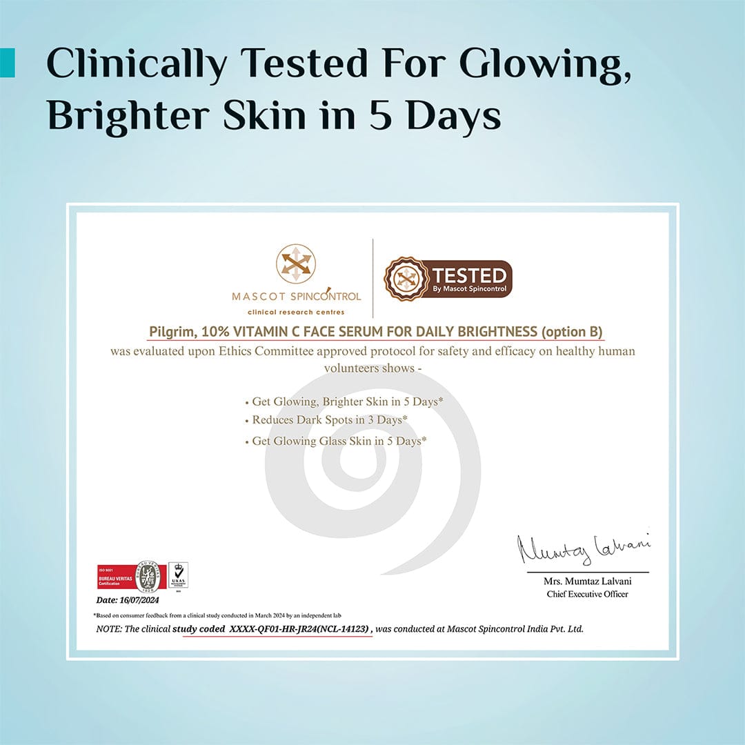 10% Vitamin C Face Serum For Daily Brightness