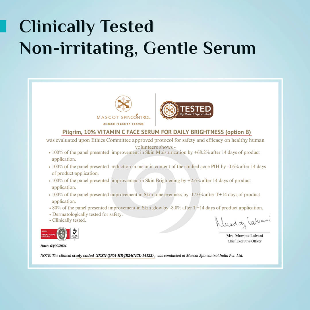10% Vitamin C Face Serum For Daily Brightness