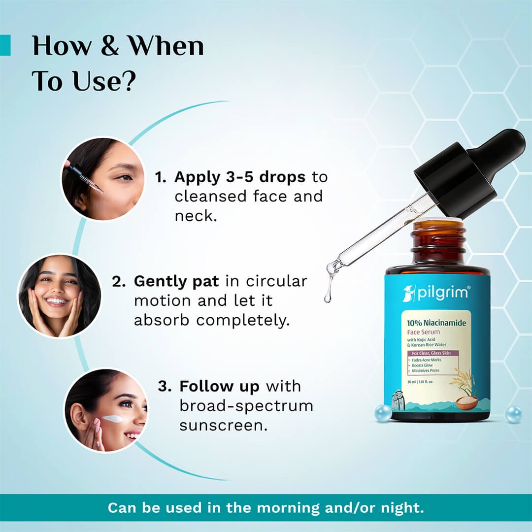 10% Niacinamide Face Serum With Kojic Acid & Korean Rice Water