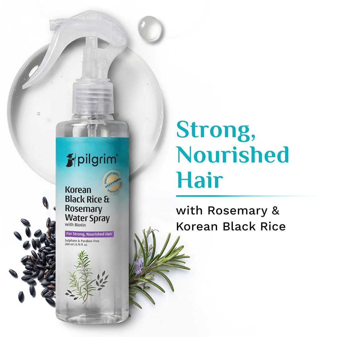 Korean Black Rice and Rosemary Water Spray With Biotin - 200ml