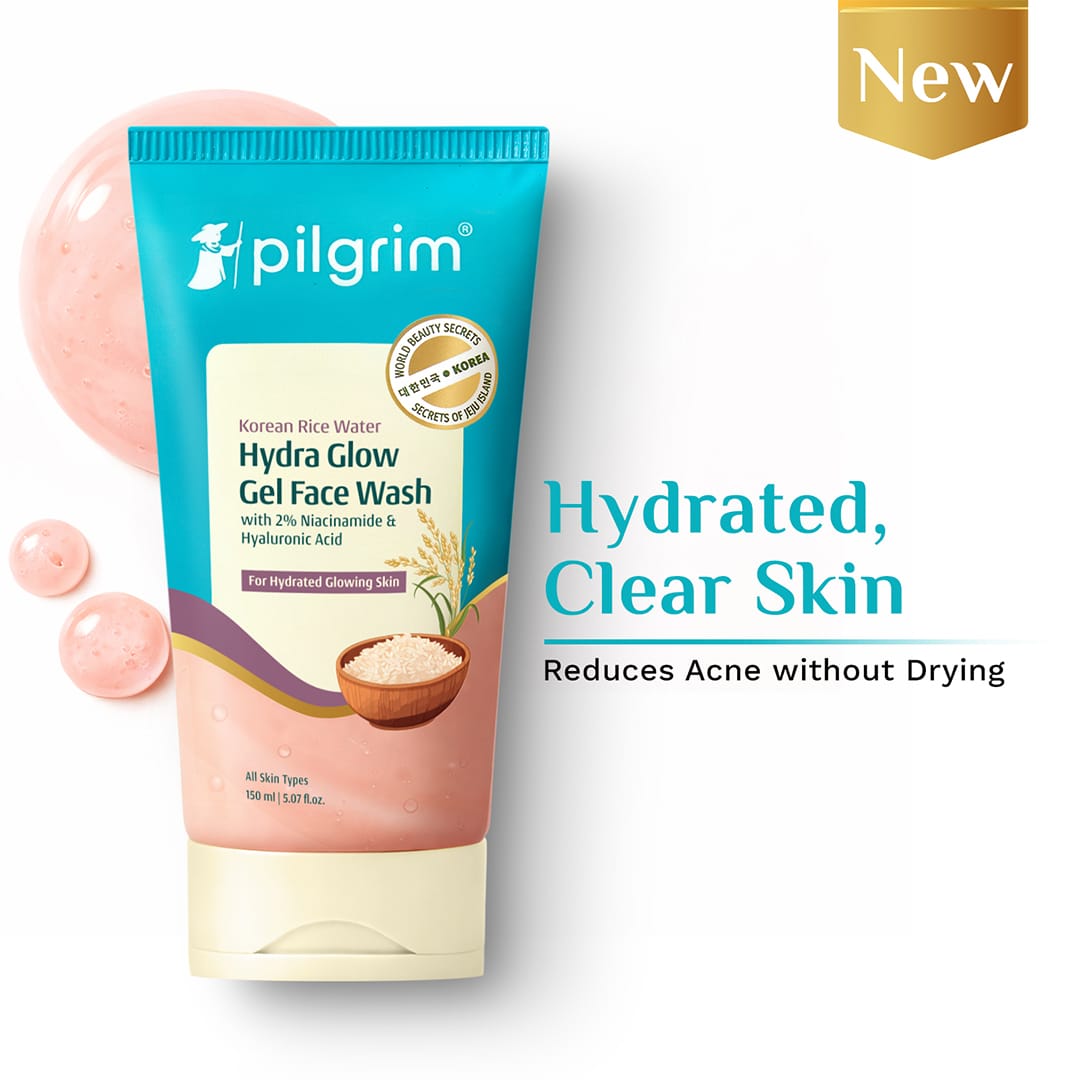 Korean Rice Water Hydra Glow Gel Face Wash