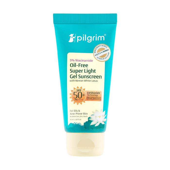 Pilgrim 5% Niacinamide Oil-Free Super Light Gel Sunscreen