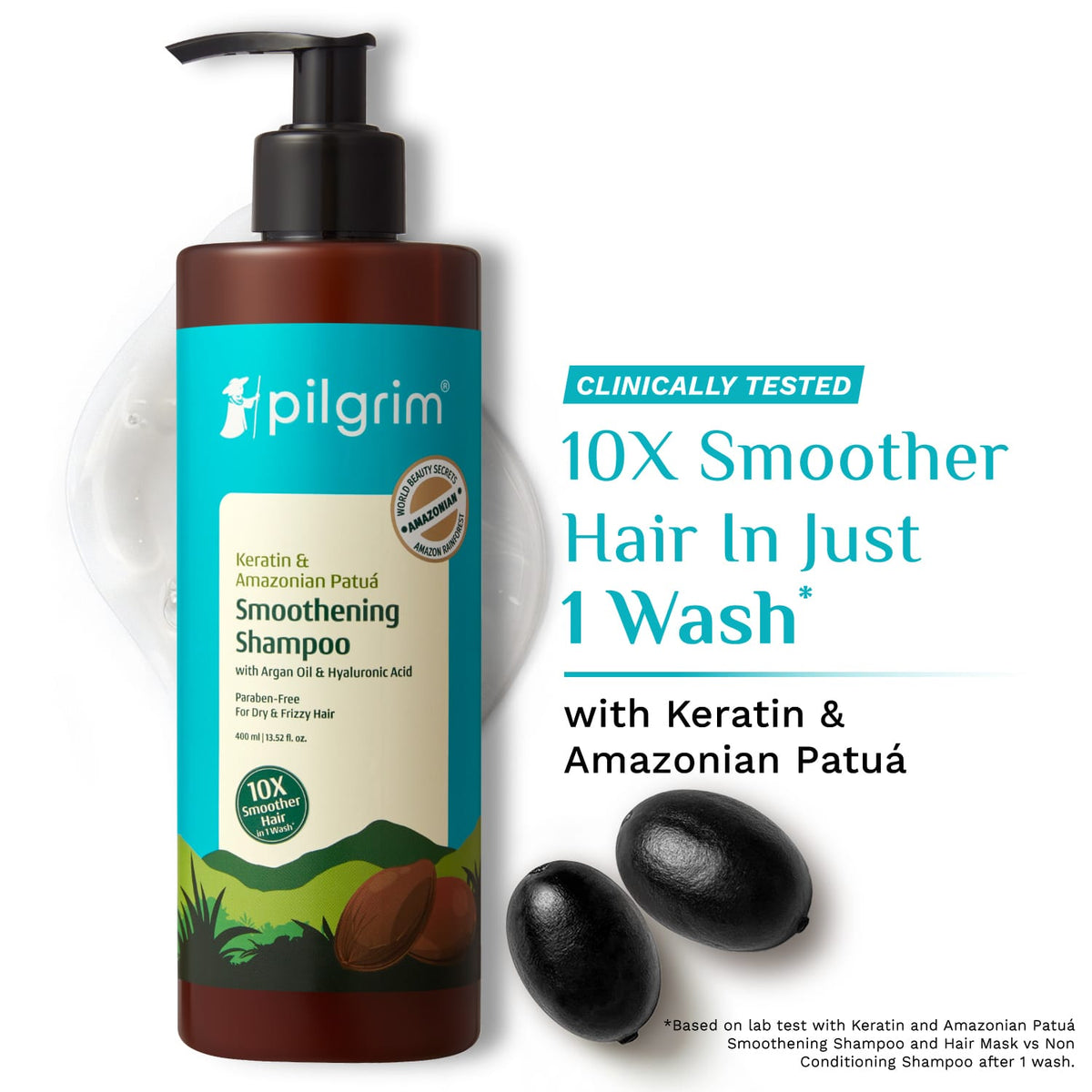 Keratin & Amazonian Patuá Smoothening Shampoo - 400ml