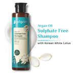 Argan Oil Sulphate Free Shampoo with Korean White Lotus, Camellia & Sweet Almond Oil