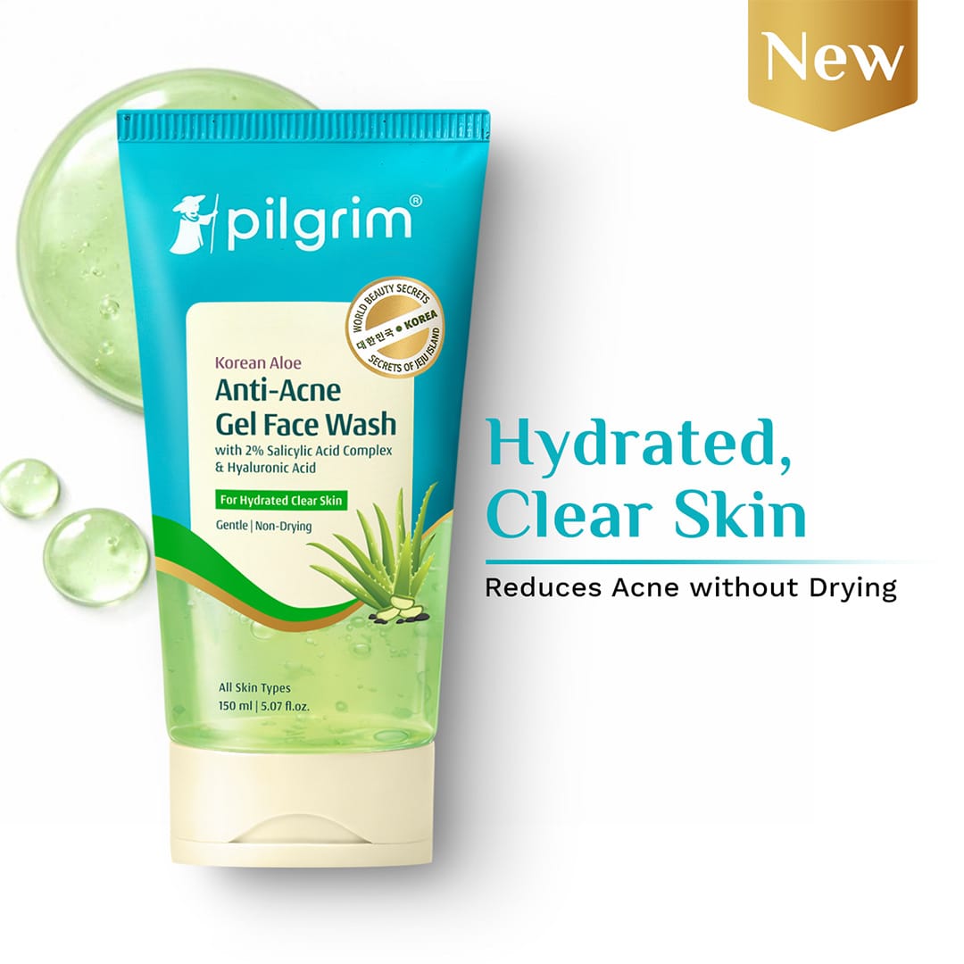 Korean Aloe Anti-Acne Gel Facewash