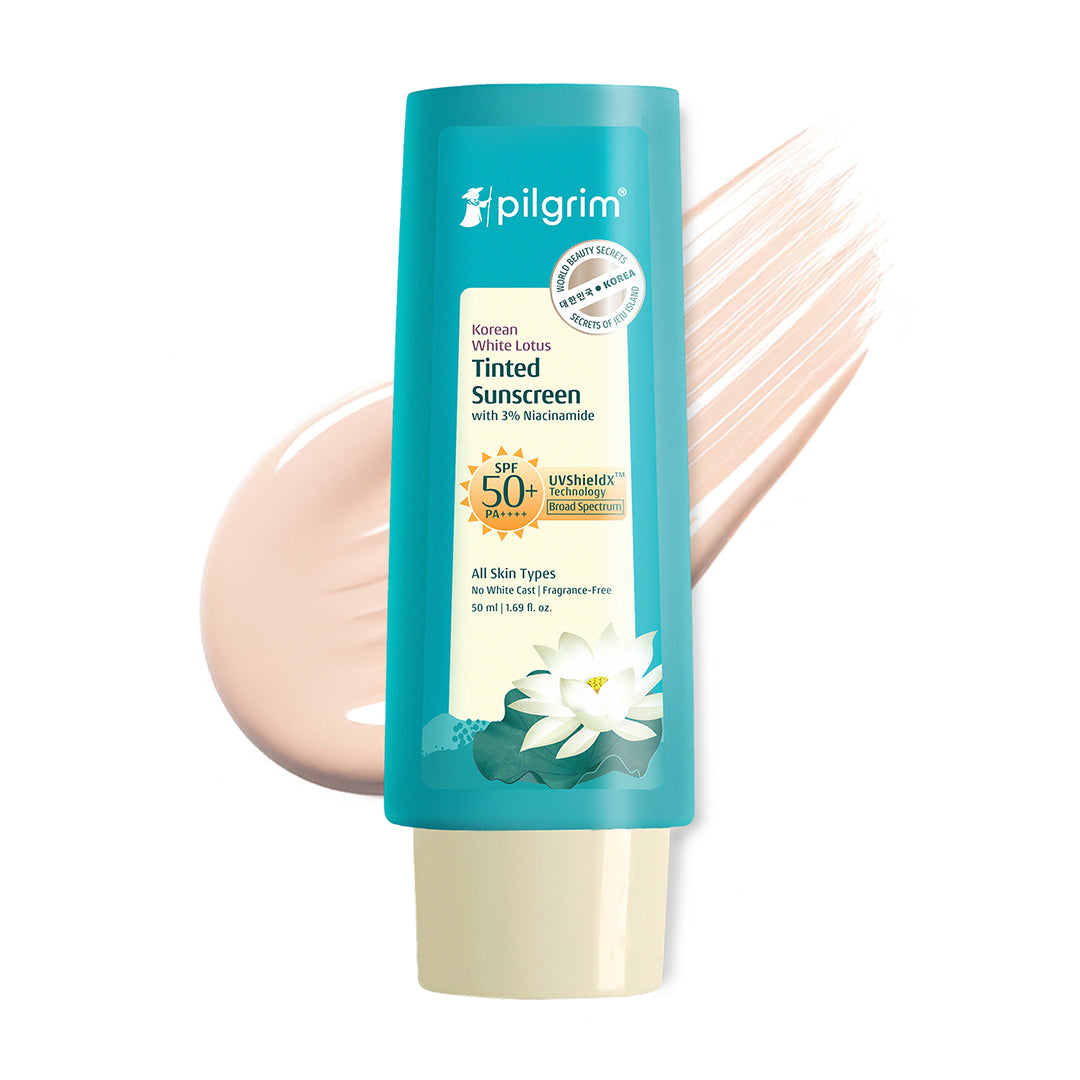 Korean White Lotus TINTED SUNSCREEN SPF 50+ PA++++