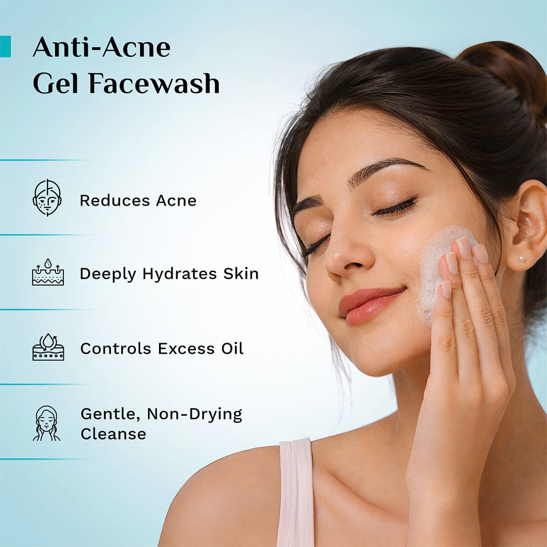 Korean Aloe Anti-Acne Gel Facewash