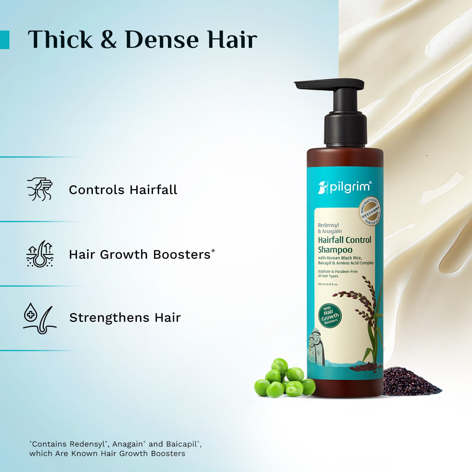 Redensyl & Anagain Hairfall Control Shampoo & Conditioner Combo