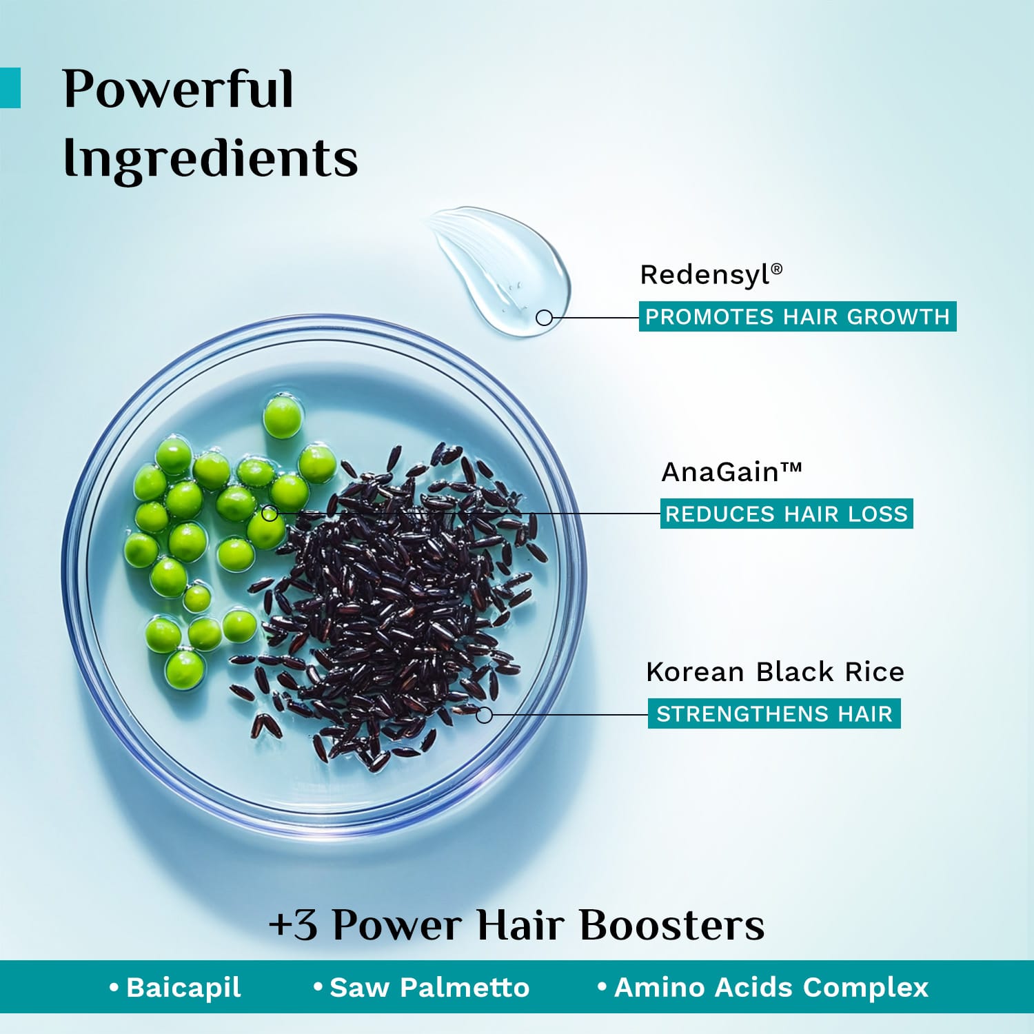 Redensyl & Anagain Hairfall Control Shampoo - 400ml