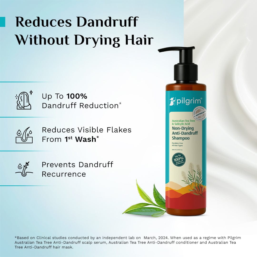 Australian Tea Tree Non-Drying Anti-Dandruff Shampoo & Conditioner Combo
