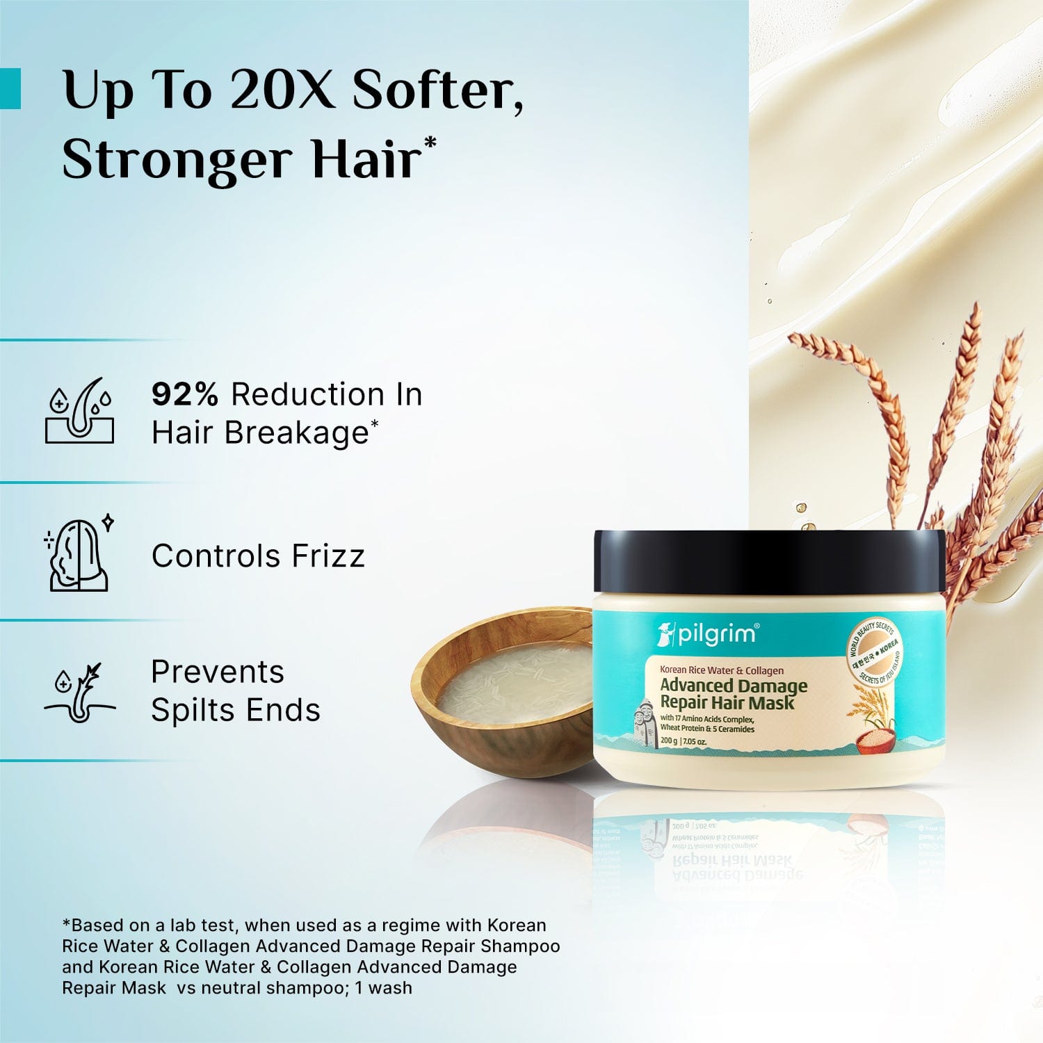 Korean Rice Water & Collagen Advanced  Damage Repair Hair Mask