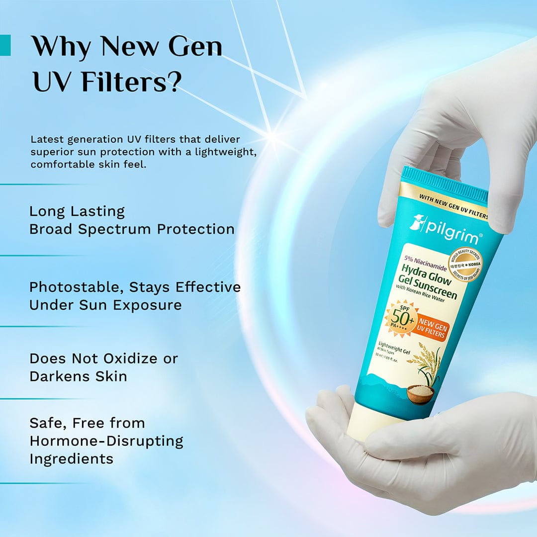 5% Niacinamide Hydra Glow Gel Sunscreen SPF 50+ PA++++