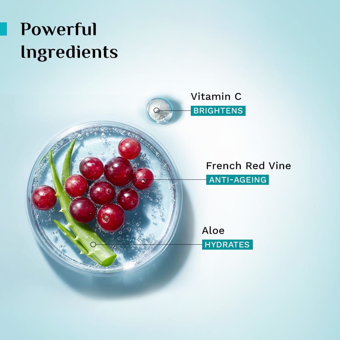 Red Vine Face Scrub + Face Wash Combo