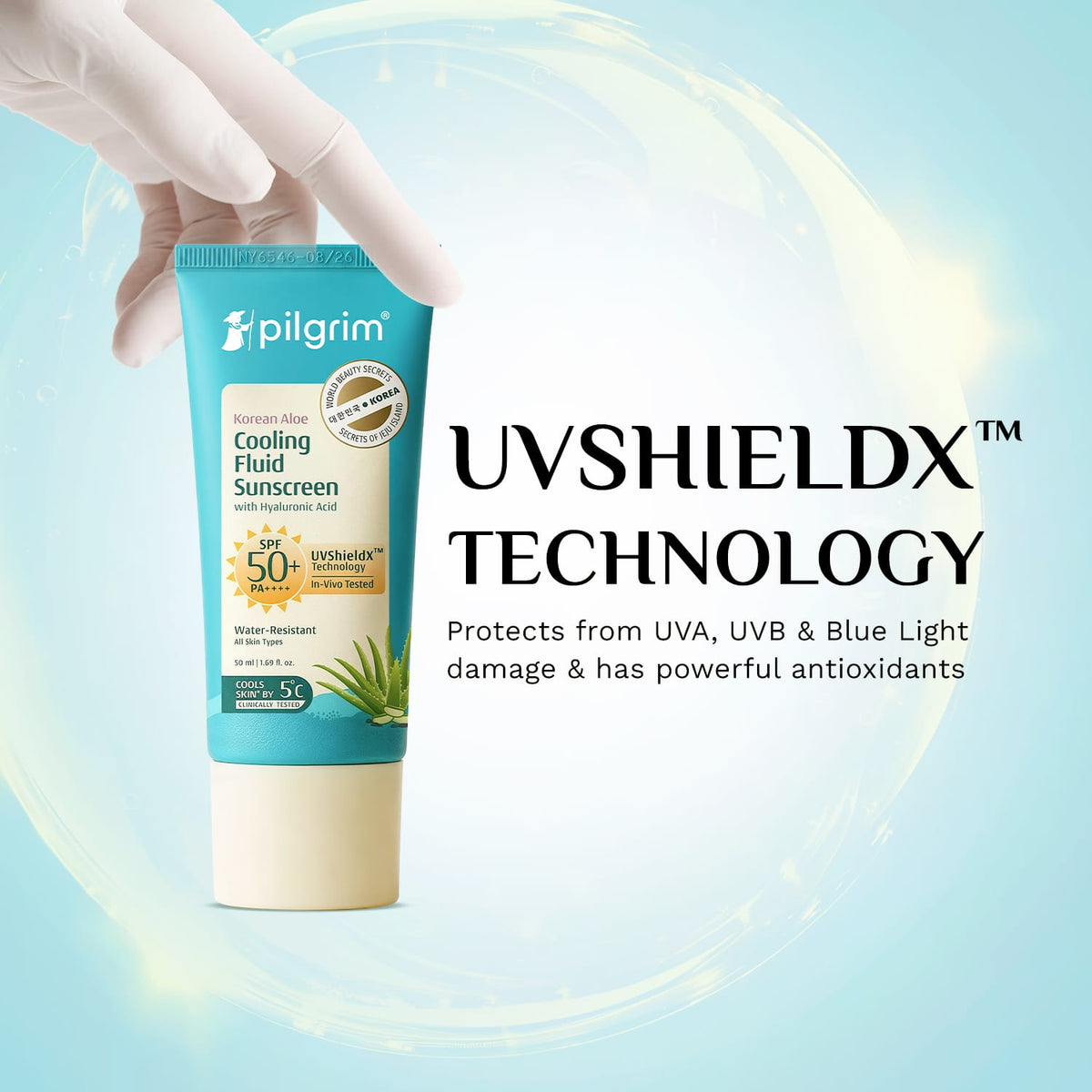 Korean Aloe Cooling Fluid Sunscreen SPF 50+ PA++++
