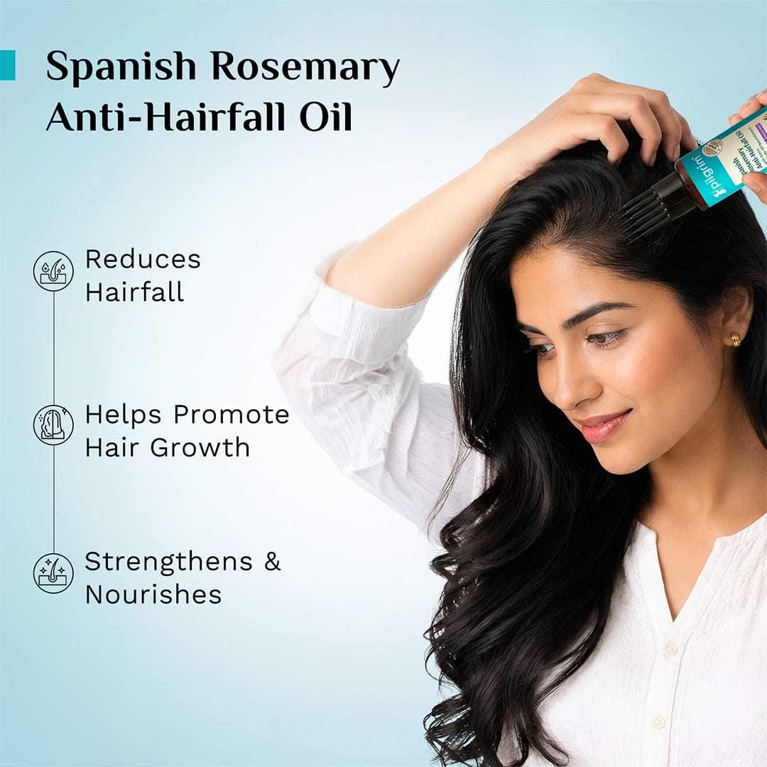 Spanish Rosemary Anti-Hairfall Oil with Biotin & Triple-Oil Nourishment