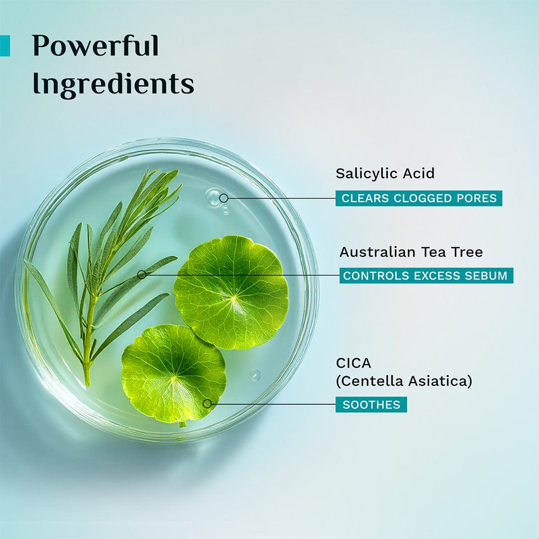 Australian Tea Tree Oil-Balance Gel Face Wash