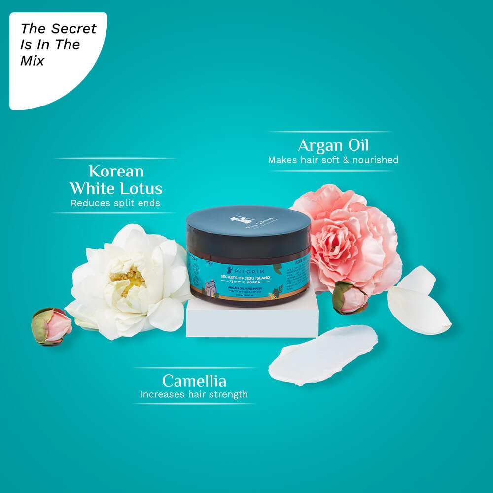 Argan Oil Hair Mask with White Lotus & Camellia