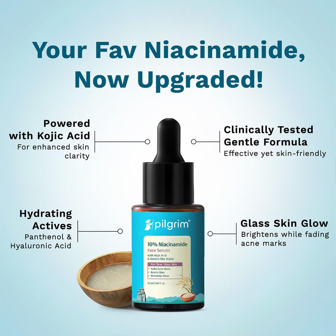 10% Niacinamide Face Serum With Kojic Acid & Korean Rice Water