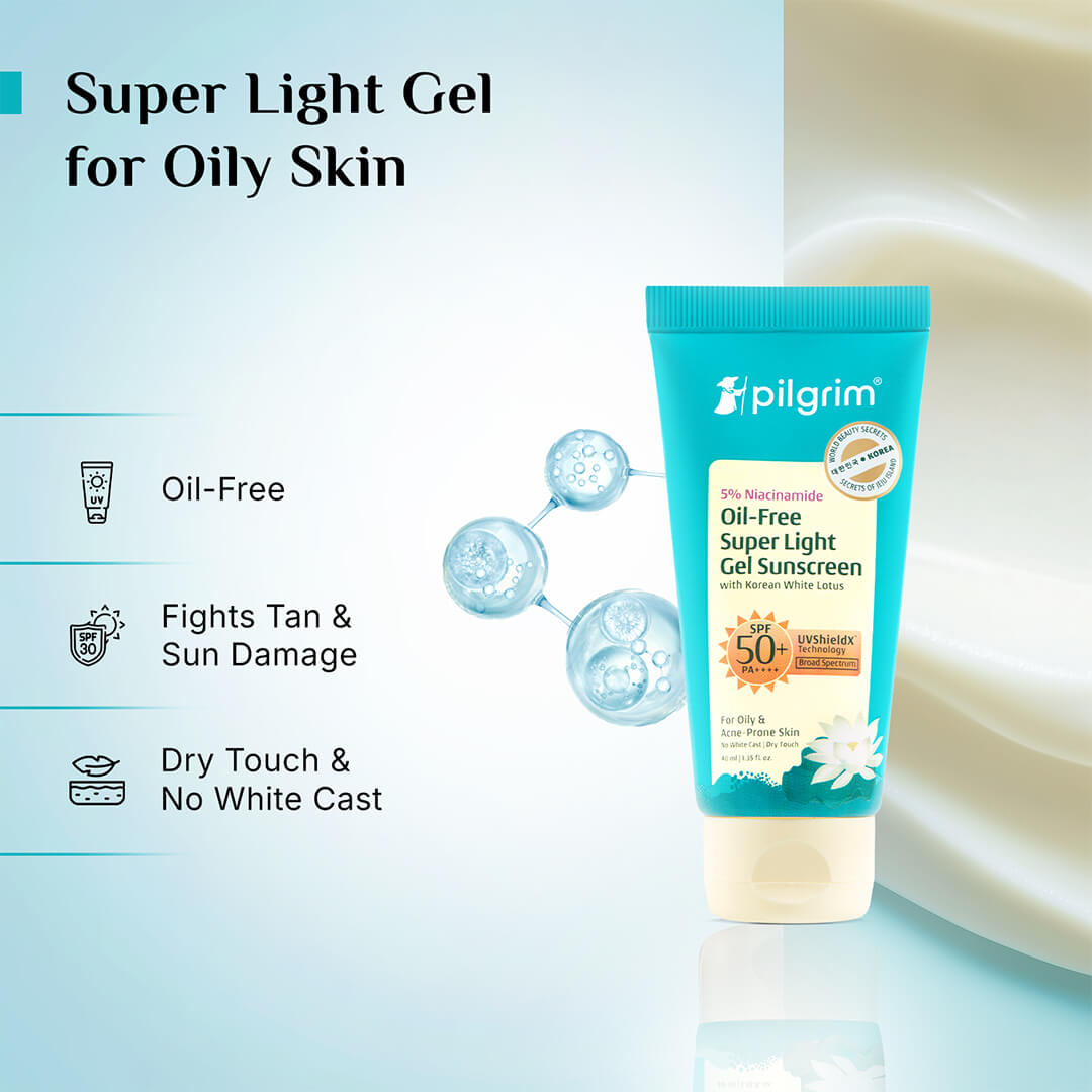 5% Niacinamide Oil-Free Super Light Gel Sunscreen SPF 50+ PA++++