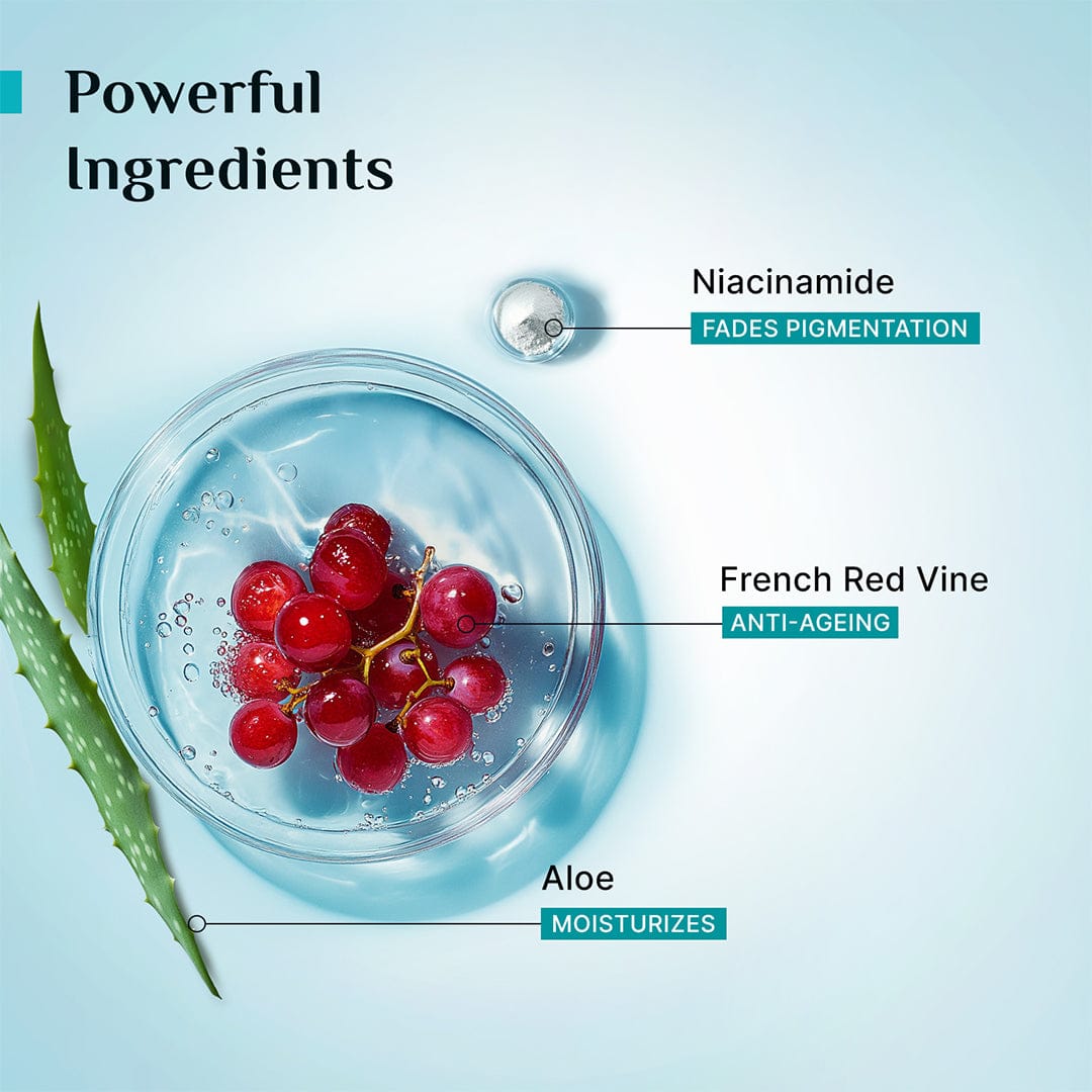 Red Vine Face Mist & Toner with Niacinamide (Vit. B3) & Aloe