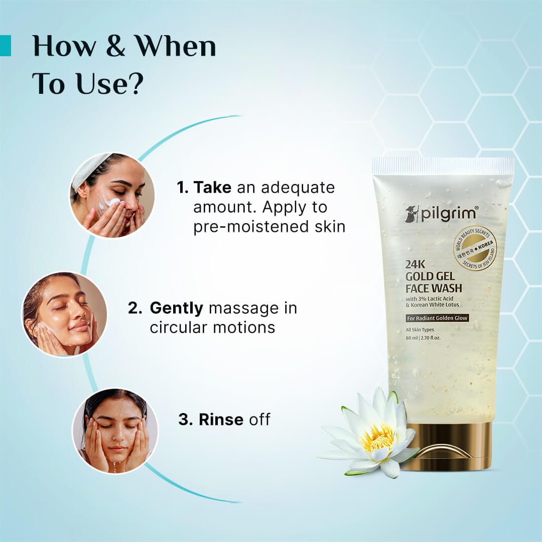 24K Gold Gel Face Wash