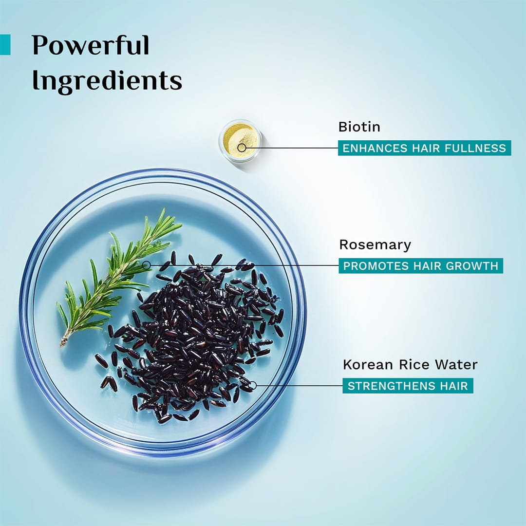 Korean Black Rice and Rosemary Water Spray With Biotin - 200ml