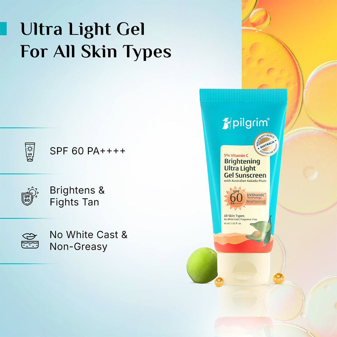 5% Vitamin C Brightening Ultra Light Gel Sunscreen SPF 60 PA++++