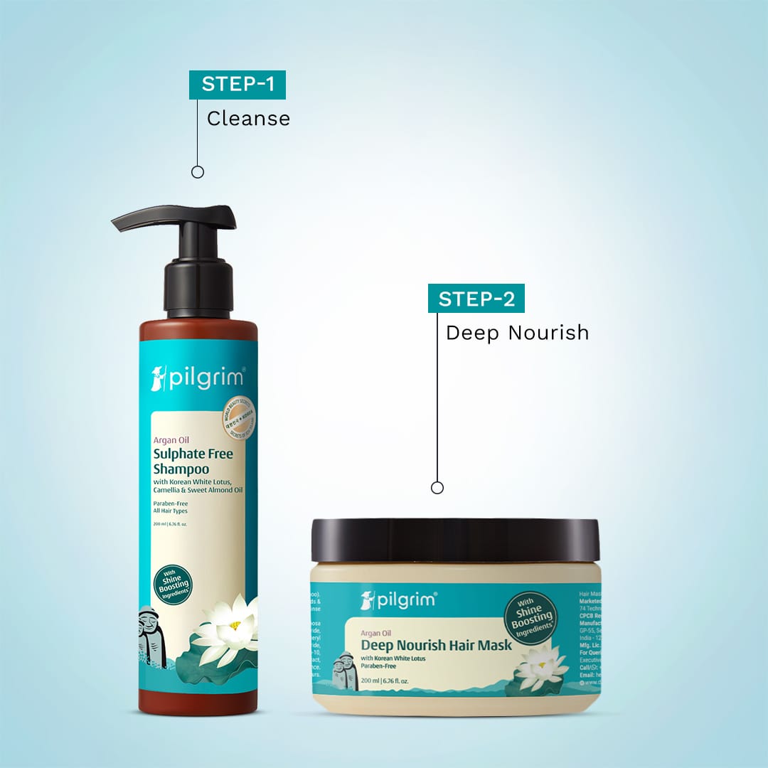 Sulphate Free Shampoo  & Argan Oil Hair Mask