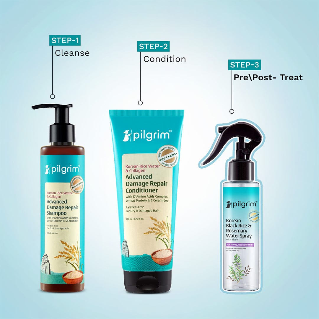 Korean Black Rice and Rosemary Water Spray With Biotin