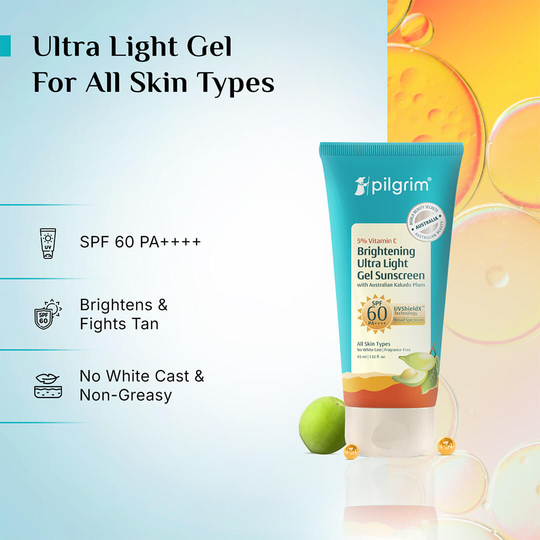 5% Vitamin C Brightening Ultra Light Gel Sunscreen SPF 60 PA++++