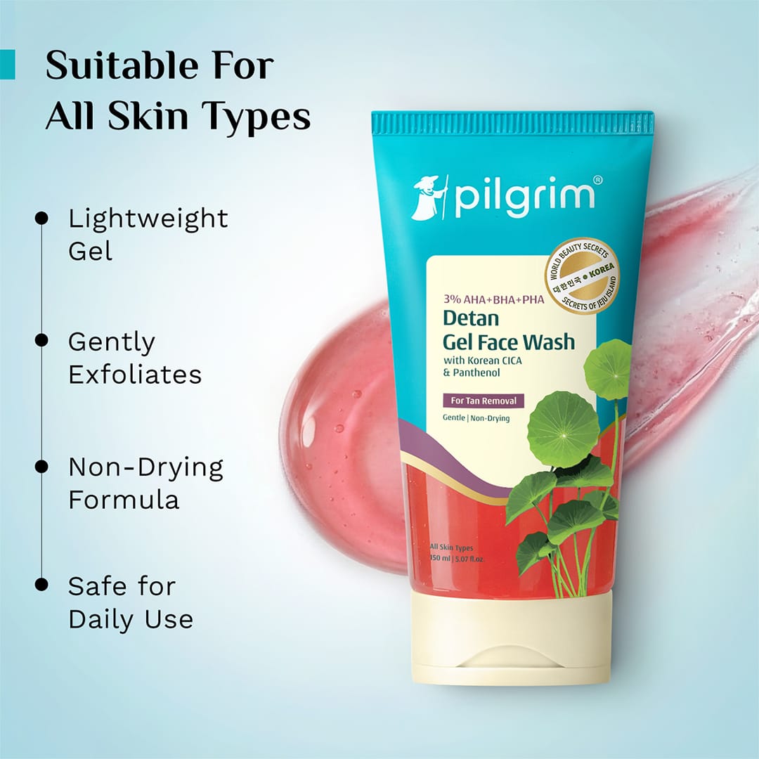 3% AHA + BHA + PHA Detan Gel Face Wash