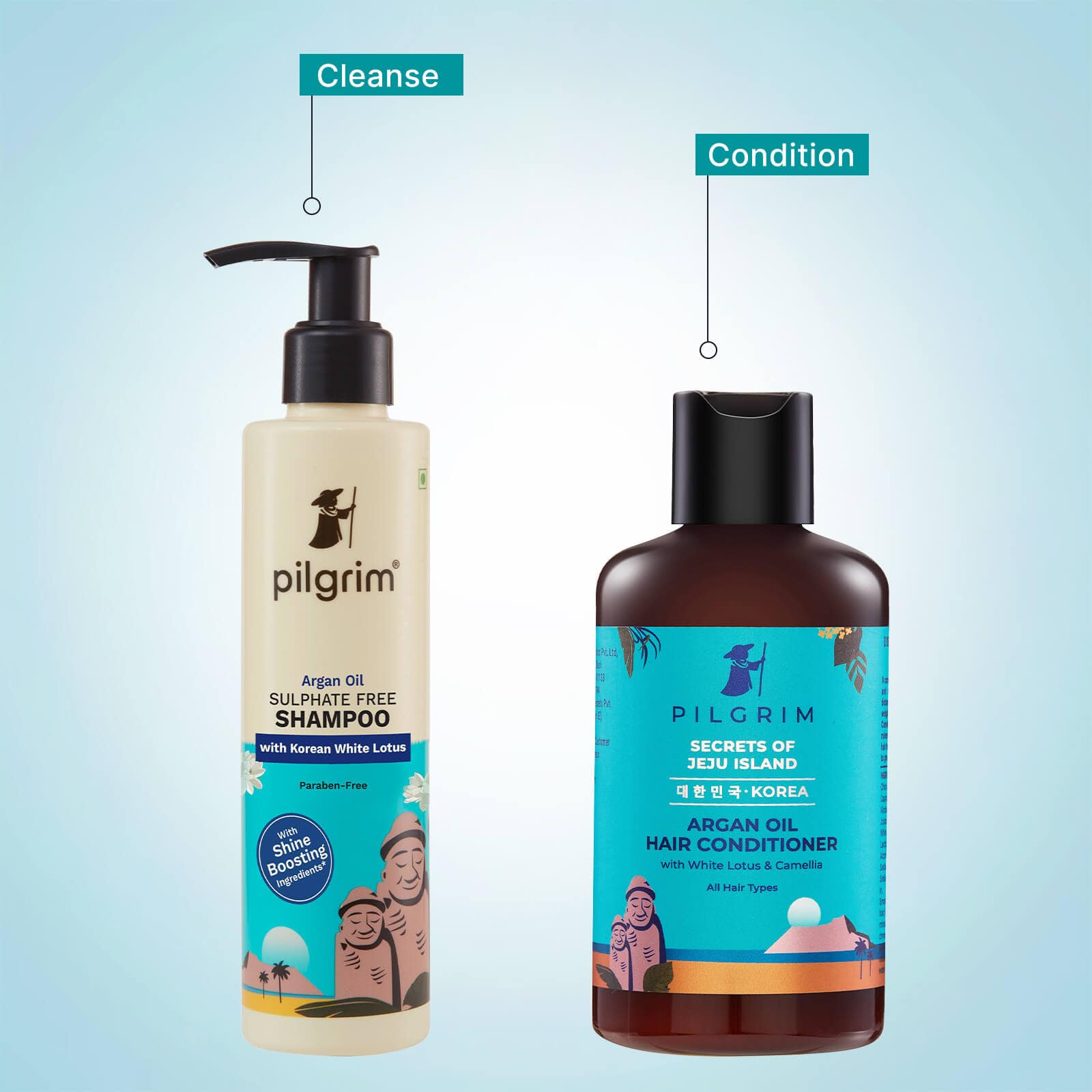 Sulphate Free Shampoo  & Argan Oil Conditioner