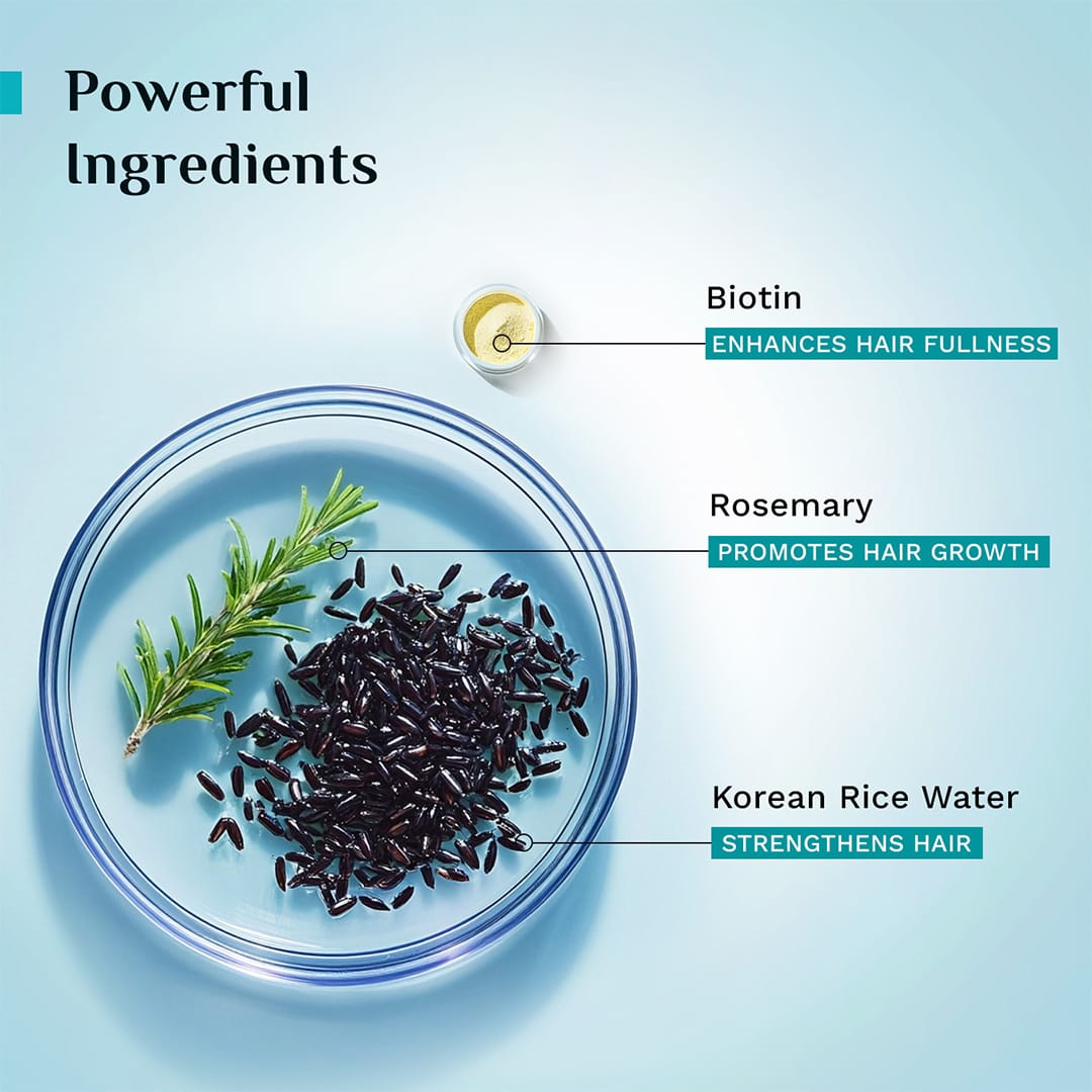Korean Black Rice and Rosemary Water Spray With Biotin - 200ml