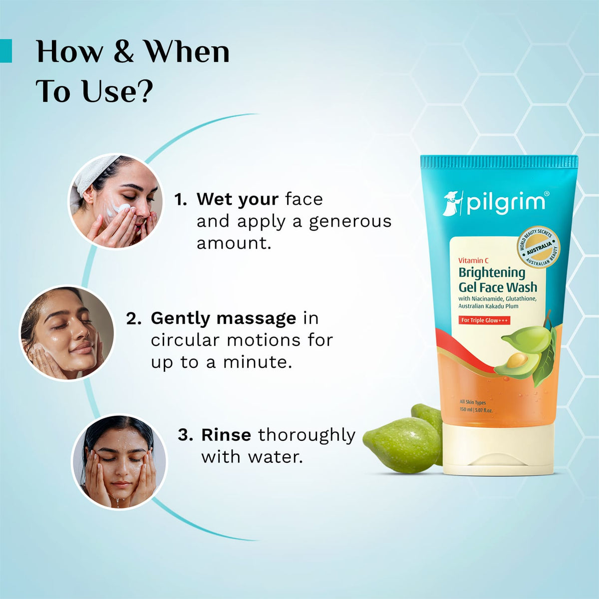 Vitamin C Brightening Gel Face Wash