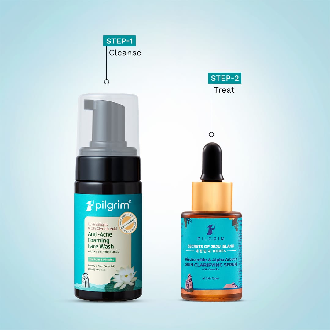 Skin Clarifying Serum & Face Wash Combo