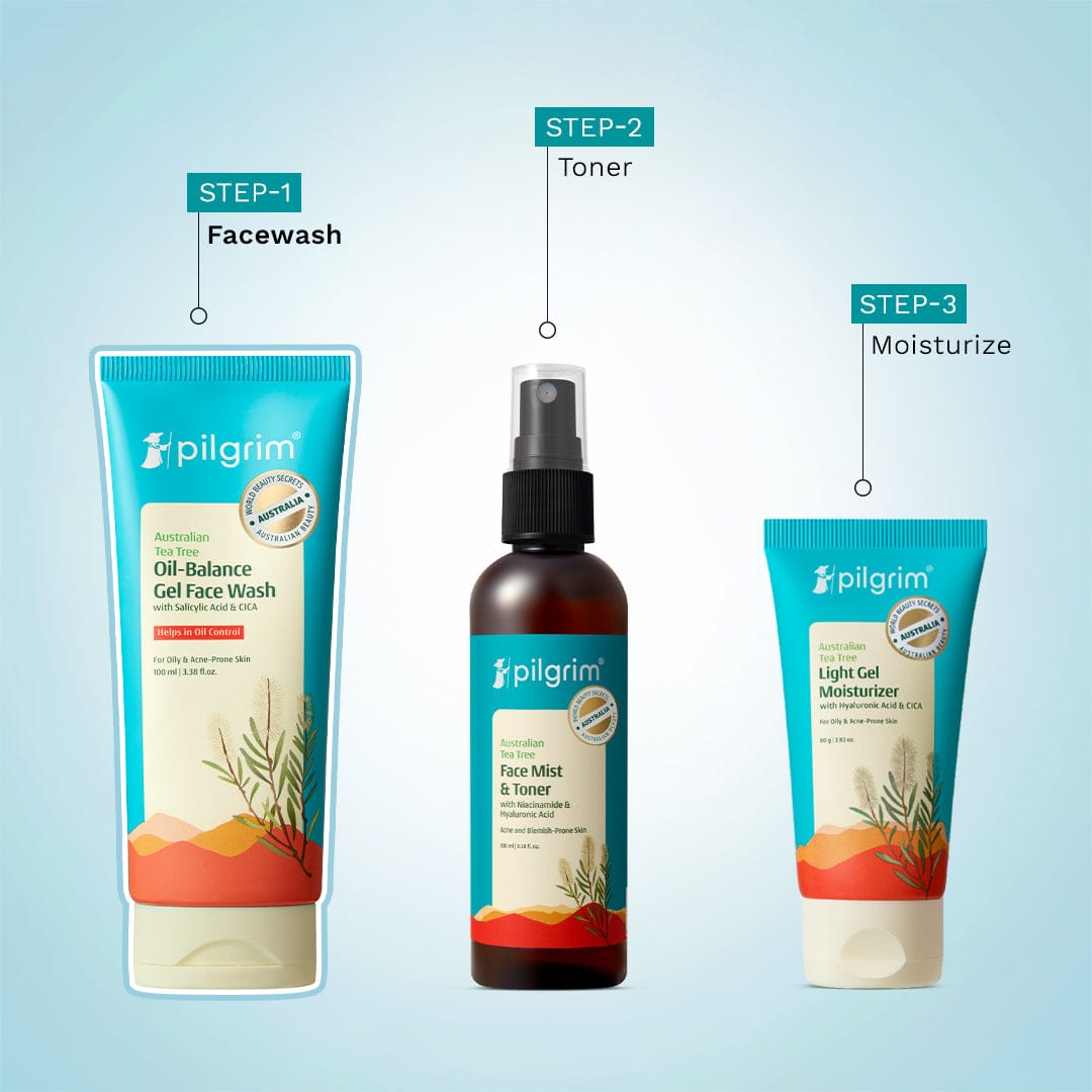 Australian Tea Tree Oil-Balance Gel Face Wash