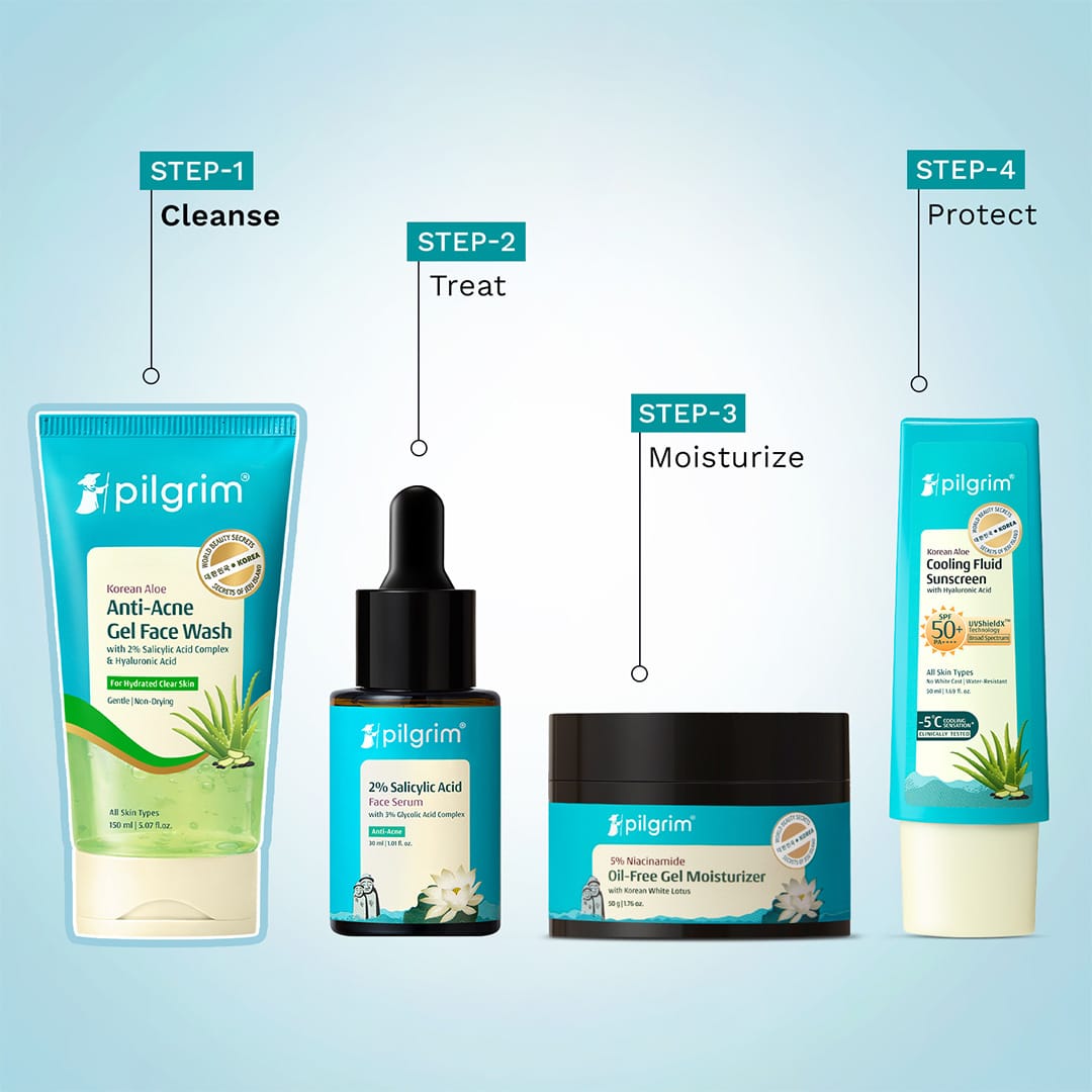 Korean Aloe Anti-Acne Gel Facewash