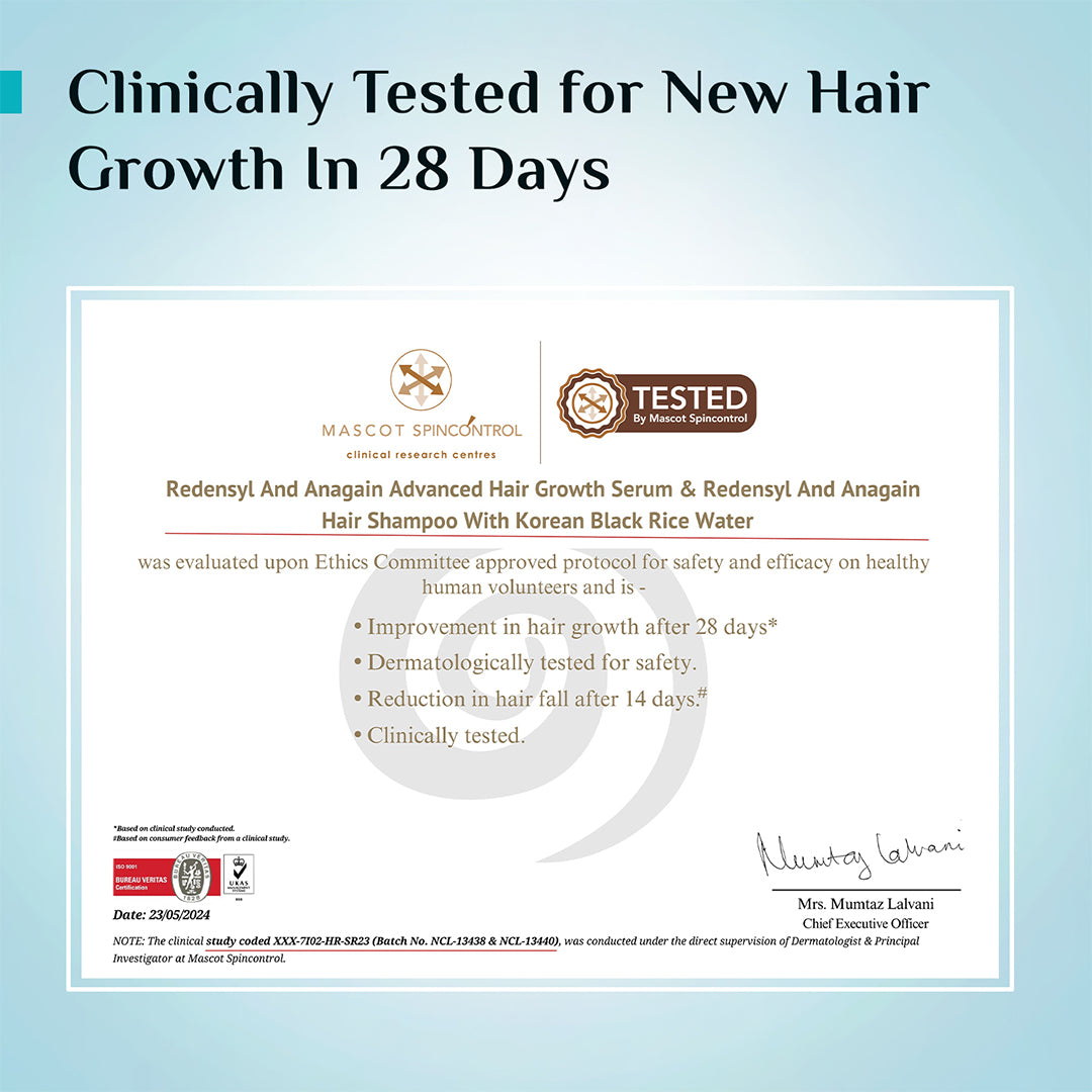 3% Redensyl & 4% Anagain Advanced Hair Growth Serum - 30ml