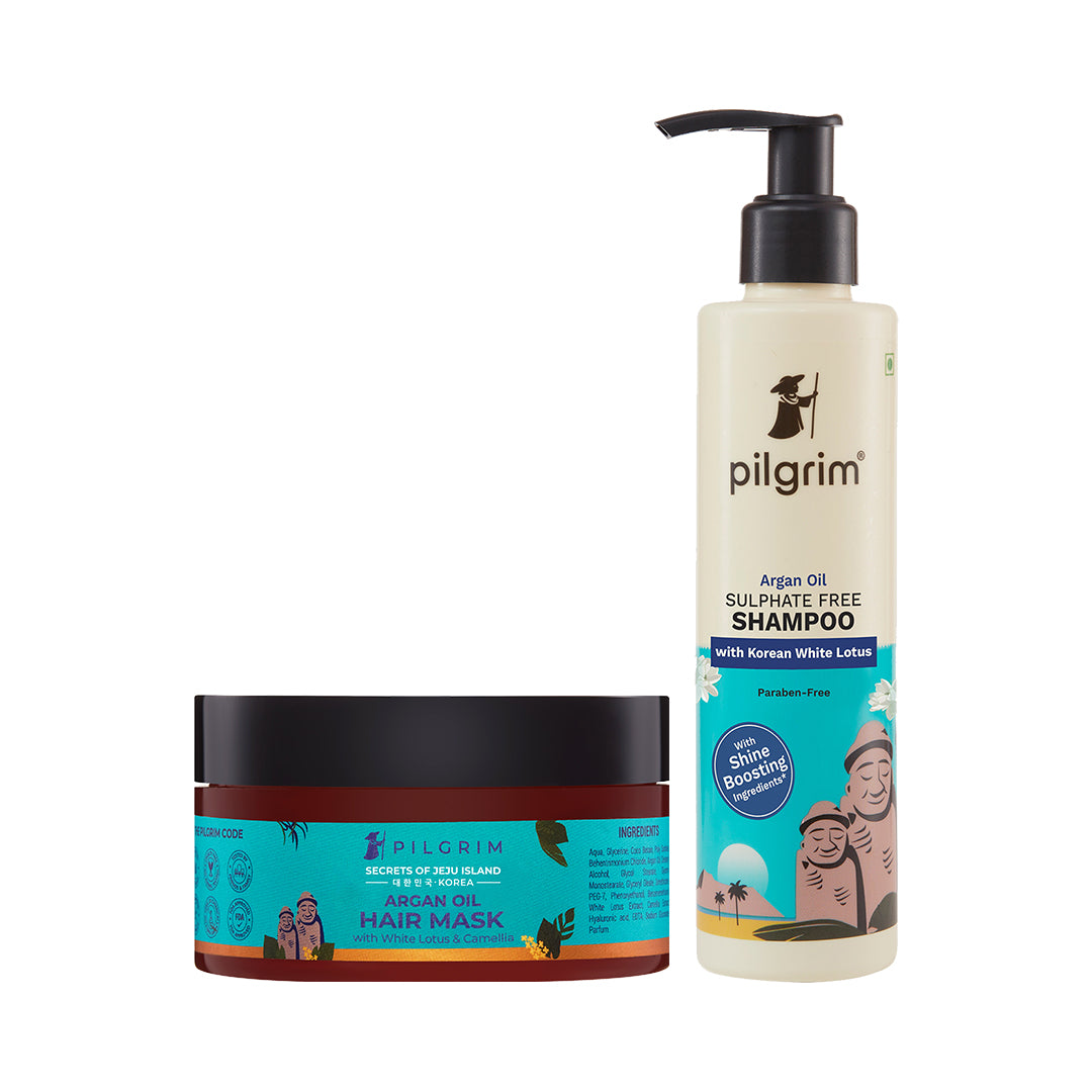 Sulfate Free Shampoo  & Argan Oil Hair Mask