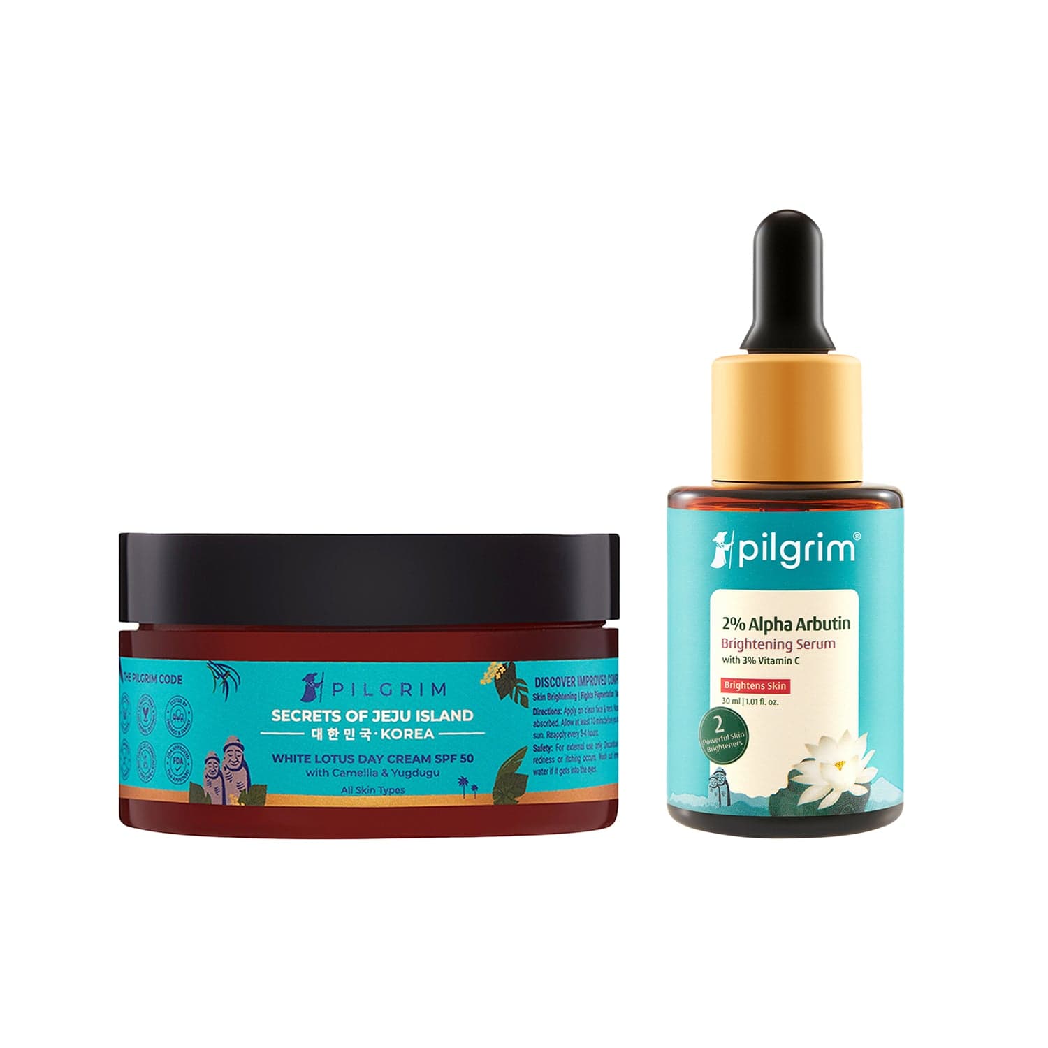 Brightening Serum & Face Cream Combo