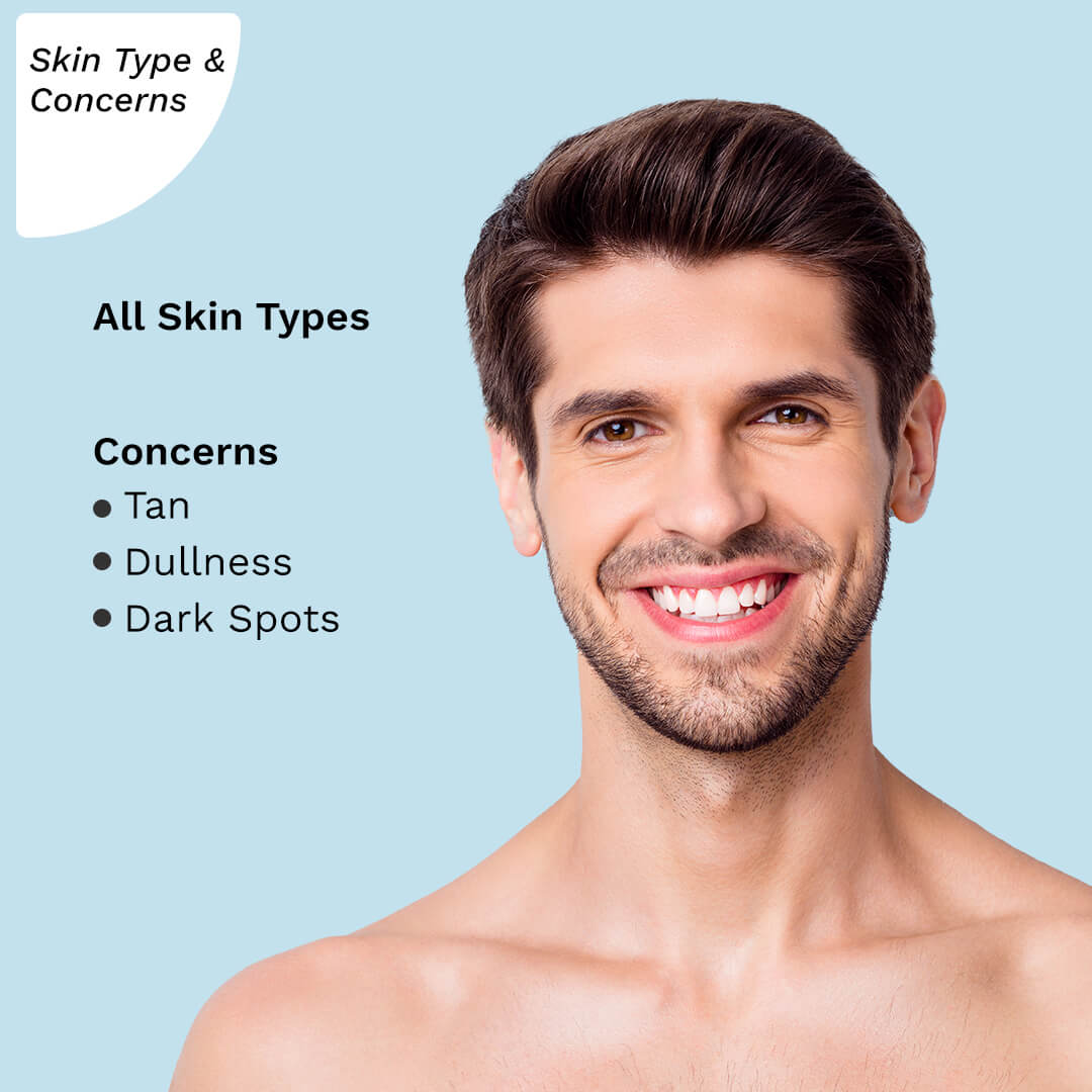 Glow skin store for men